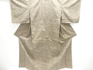 未使用品　枝葉模様単衣着物